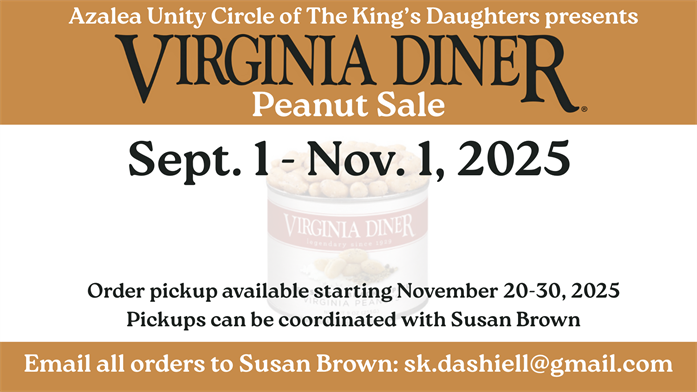 VA Diner Peanut Sale Web Graphic