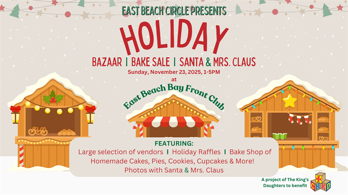 Holiday Bazaar And Bake Sale - Website Banner
