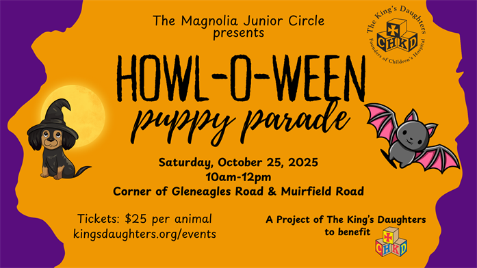 Howl -o -ween Puppy Parade Website Graphic