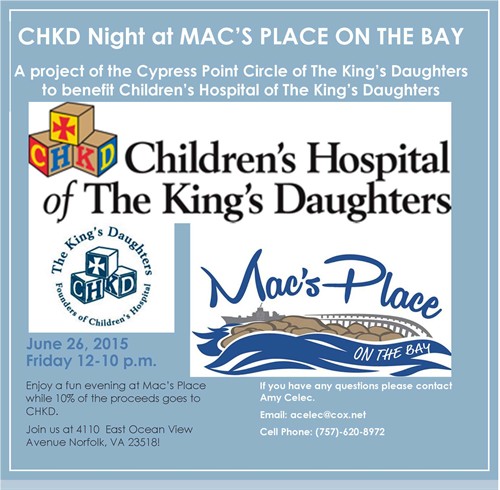 2015 Macs on the Bay flyer