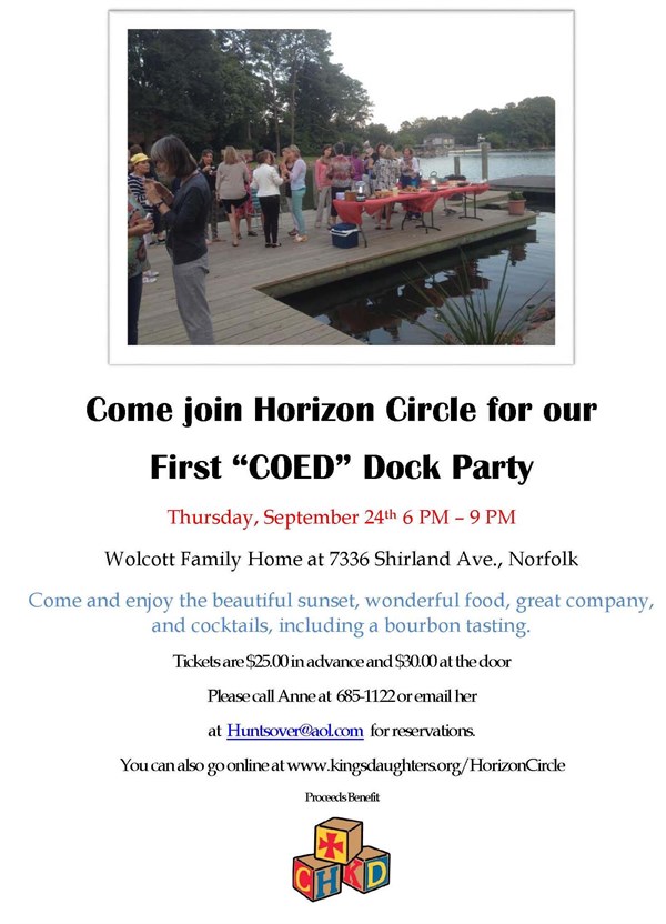 2015 Dock Party Flyer