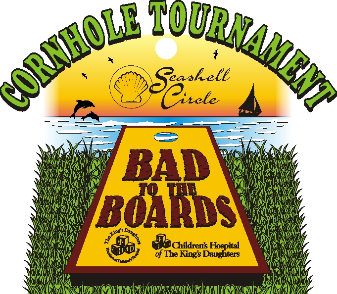 Cornhole tourney logo