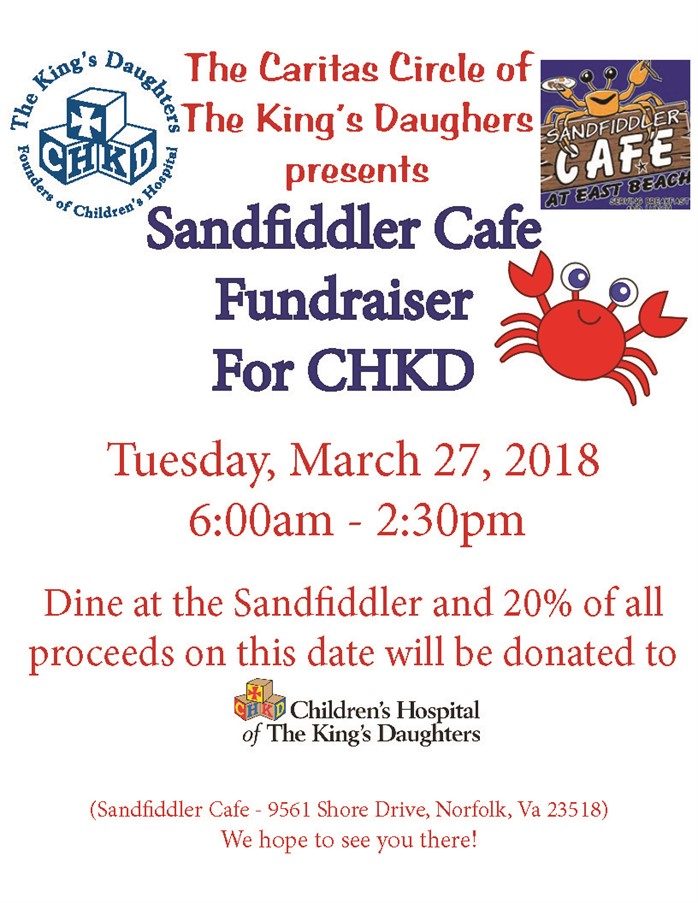 Sandfiddler Cafe Flyer Image 2018