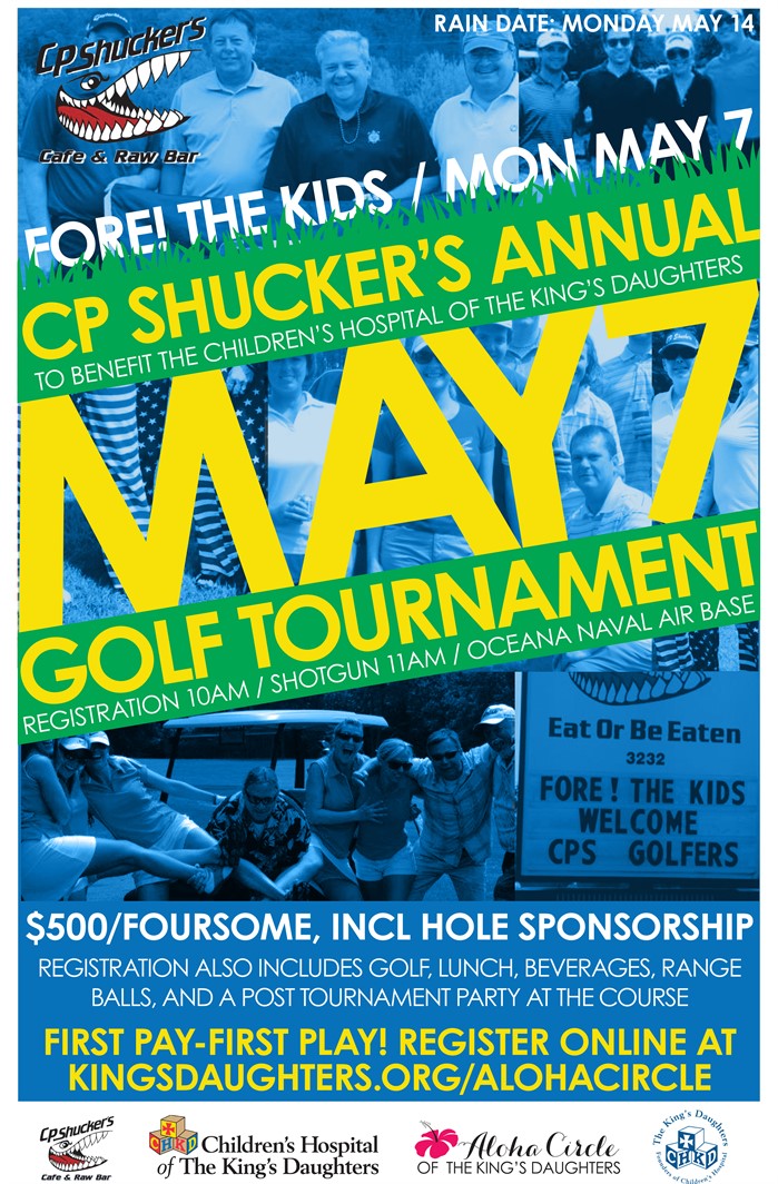 The Fore The Kids Cp Shuckers Golf Tournament The King S Daughters The Fore The Kids Cp Shuckers Golf Tournament The King S Daughters