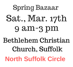 Text for Spring Bazaar