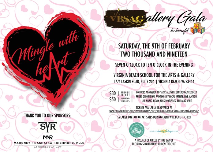 Flyer Mingle with heART Gallery Gala at VBSAG (1)