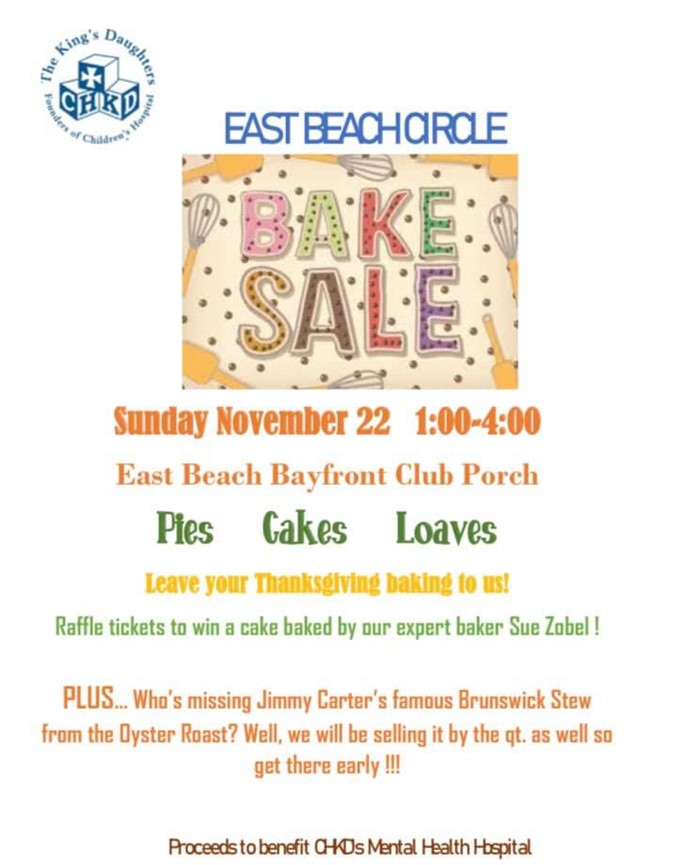 Thanksgiving Bake Sale Flyer