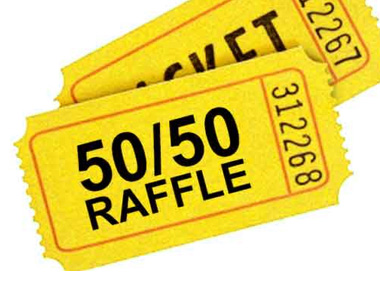 50/50 Raffle logo