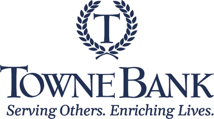 Towne Bank _Logo _Centered _SOEL_Tagline _Blue _PMS282