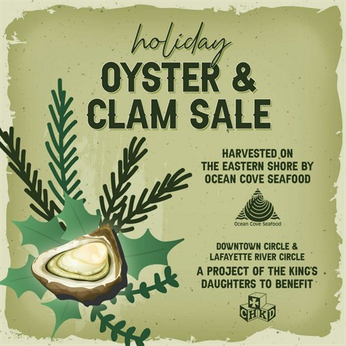 Oyster & Calm Sale Graphic 2021