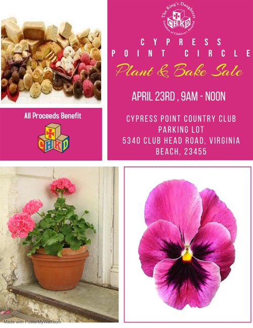 Plant & Bake Sale Flyer