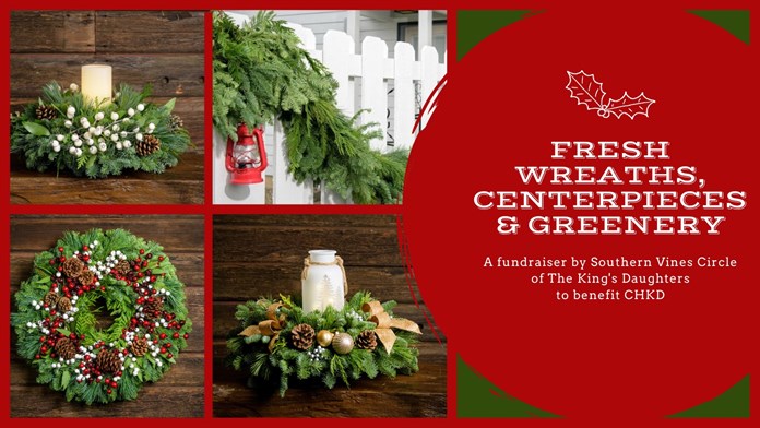 Fresh Holiday Wreaths & Centerpieces 2022