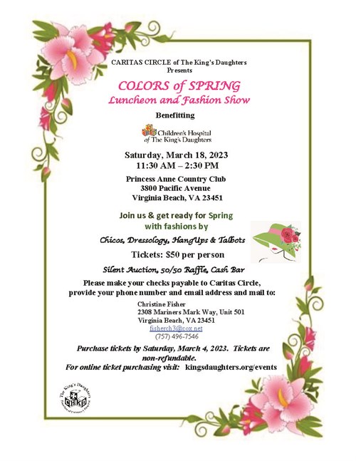 Spring Luncheon Flyer