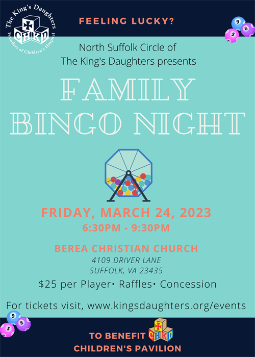 Family Bingo Flyer