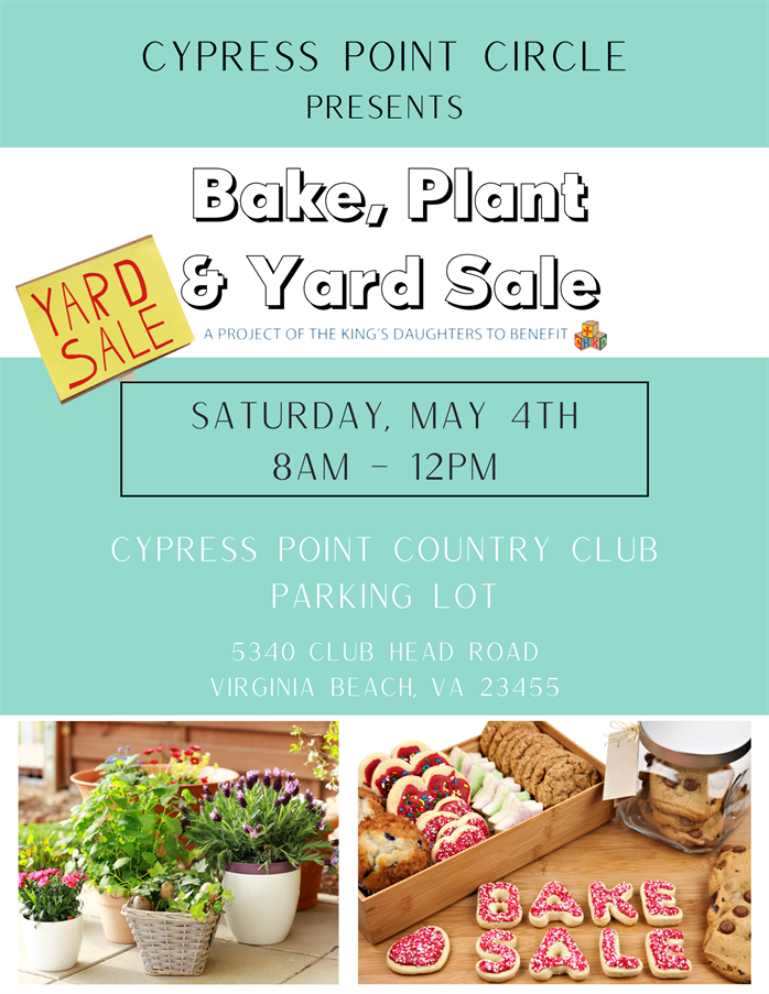 Bake , Plant & Yard Sale - FInal Flyer