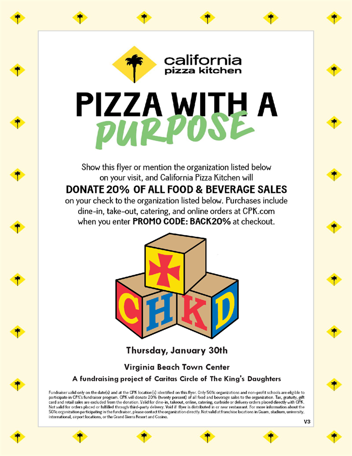 CPK Pizza With A Purpose Flyer - UPDATED