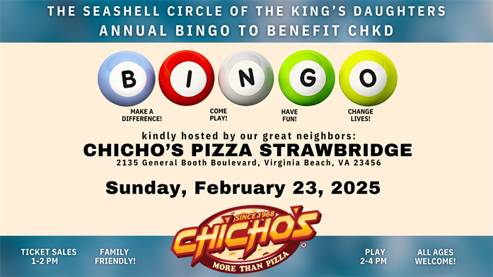 Seashell Circle Bingo Web Graphic