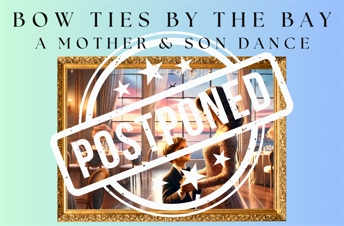Bow Ties By The Bay POSTPONED Web Graphic
