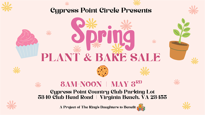 CYPT Spring Plant Bake Sale Web Graphic